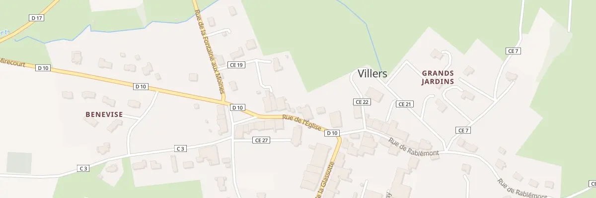 Plan du 85 Rue de l’Eglise à Villers