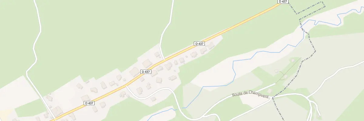 Plan du 5 Che de l’Ancienne Gare à Petite-Chaux