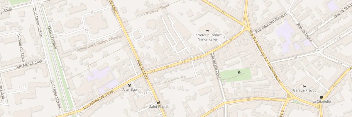 Plan du 51 Rue Charles Keller à Nancy