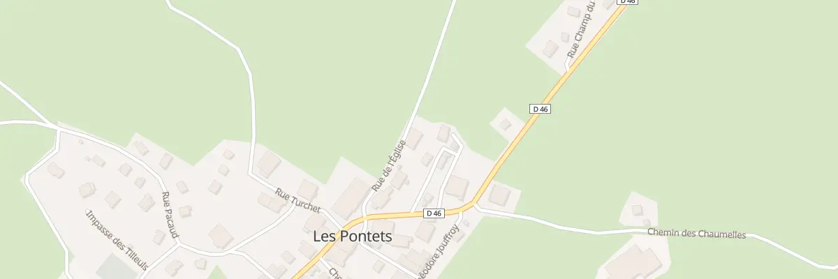 Plan du 4 Rue de l’Eglise aux Pontets