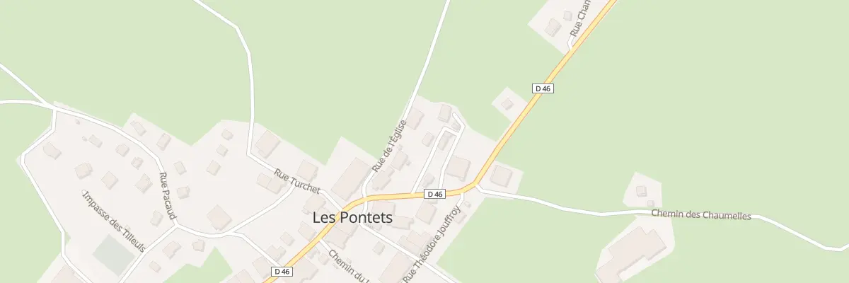 Plan du 1 Rue du Casino aux Pontets