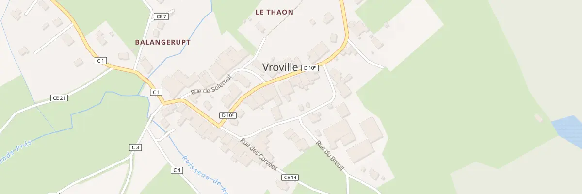 Plan du 10 Rue de l’Eglise à Vroville