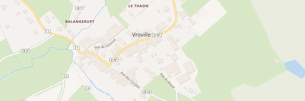 Plan du 10B Rue de l’Eglise à Vroville