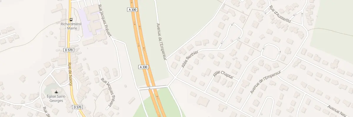 Plan du 3 All Berthier à Richardménil