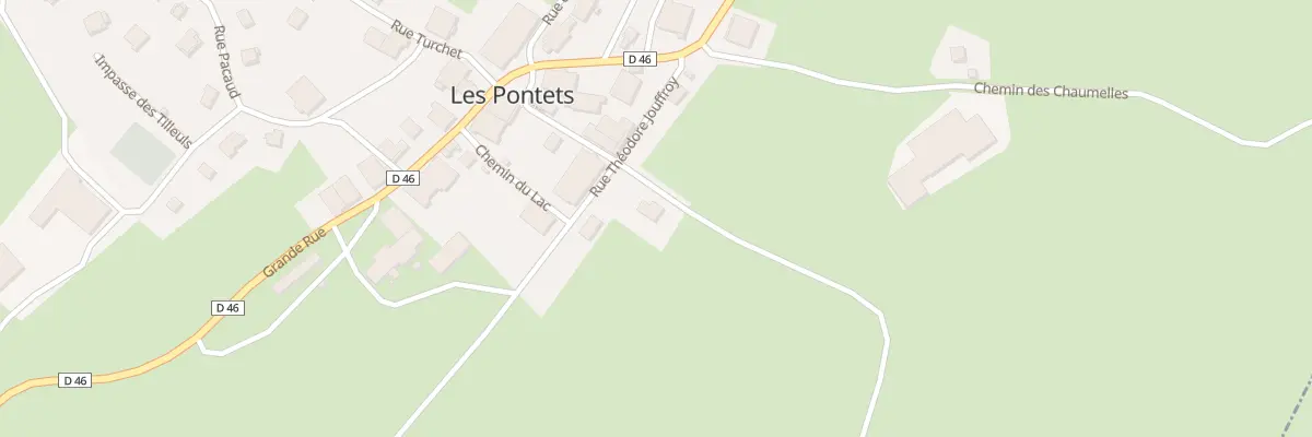 Plan du 3 Rue Théodore Jouffroy aux Pontets
