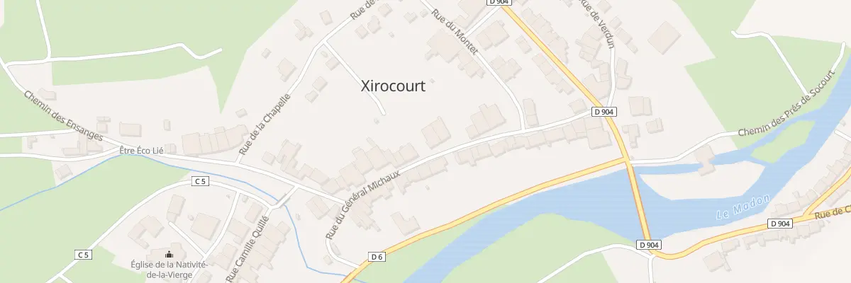 Plan du 17 Rue du General Michaux à Xirocourt