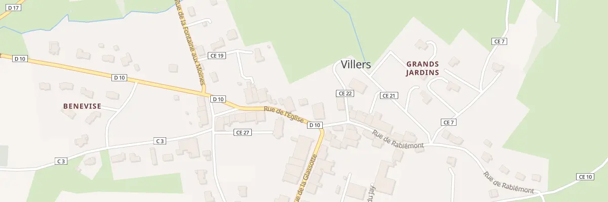 Plan du 100 Rue de l’Eglise à Villers