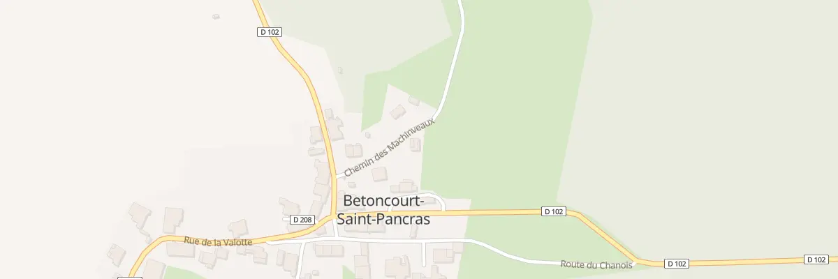 Plan du 4 Che des Machinveaux à Betoncourt-Saint-Pancras