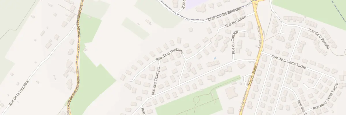 Plan du 9 Rue de la Fontaine à Houdemont