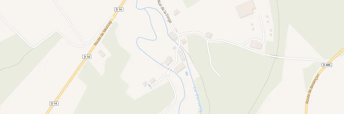 Plan du 6 Rue de la Forge à Rigney