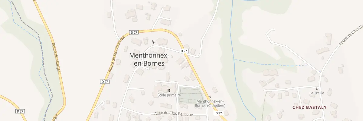 Plan du 624 Rte de Menthonnex à Menthonnex-en-Bornes