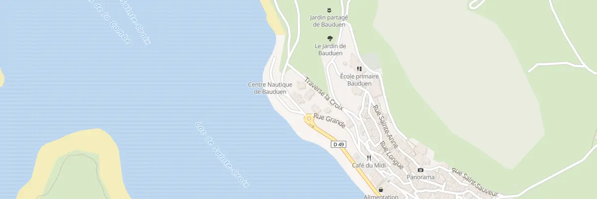 Plan du 5245 Les Aires à Bauduen