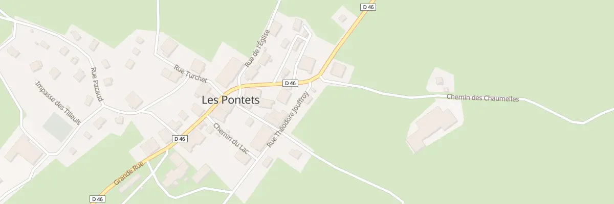 Plan du 1 Rue Théodore Jouffroy aux Pontets