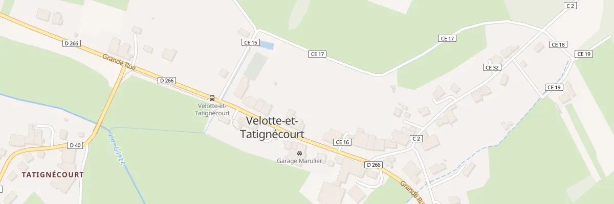Plan du 12 Gr Grand Rue à Velotte-et-Tatignécourt