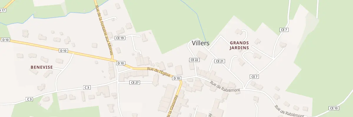 Plan du 1 Pl de la Mairie à Villers