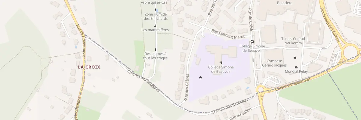 Plan du 18 Rue des Glières à Vandœuvre-lès-Nancy