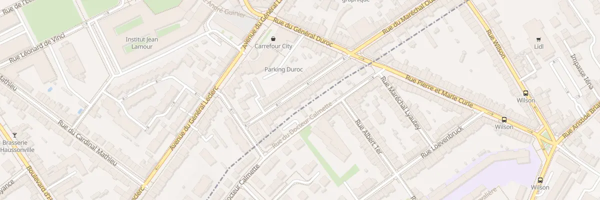 Plan du 225 Rue Maréchal Oudinot à Nancy