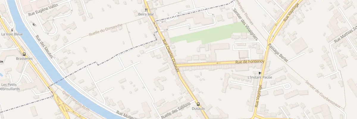 Plan du 30 Rue de Fontenoy à Nancy