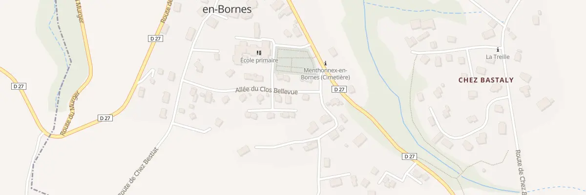 Plan du 180 All du Clos Bellevue à Menthonnex-en-Bornes