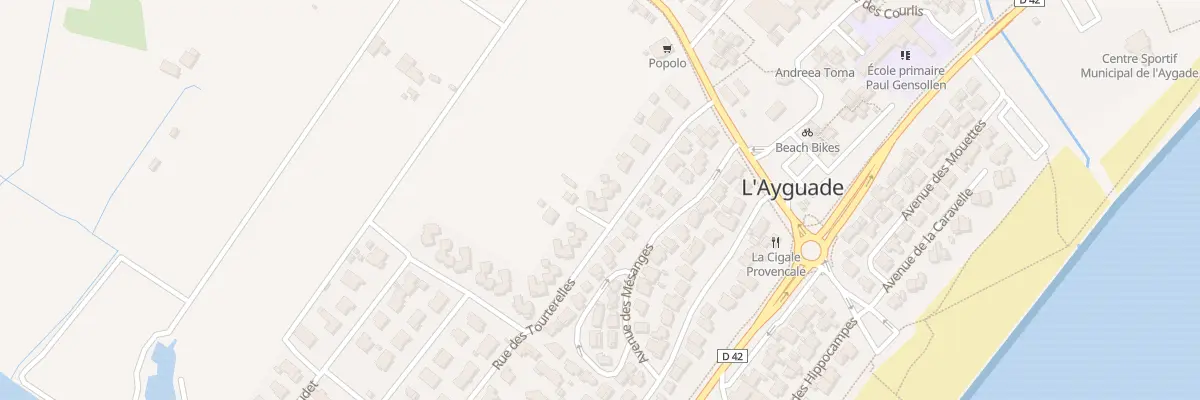 Plan du 8 Rue Alphonse Daudet à Hyères