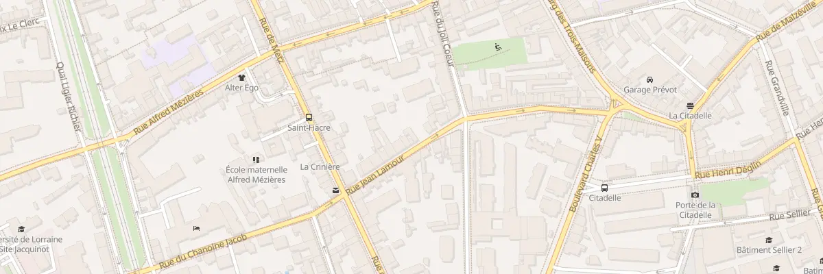 Plan du 40 Rue Jean Lamour à Nancy