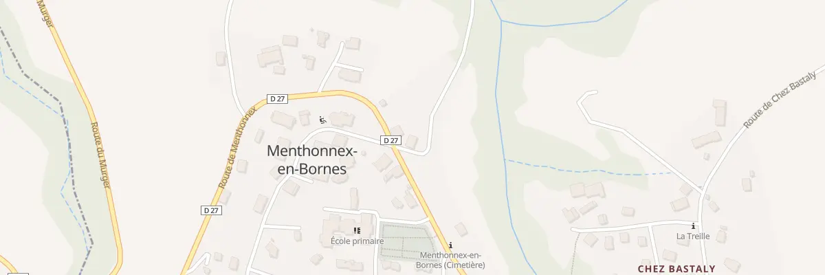 Plan du 605 Rte de Menthonnex à Menthonnex-en-Bornes