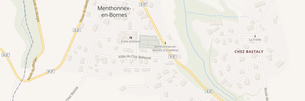 Plan du 205 All du Clos Bellevue à Menthonnex-en-Bornes