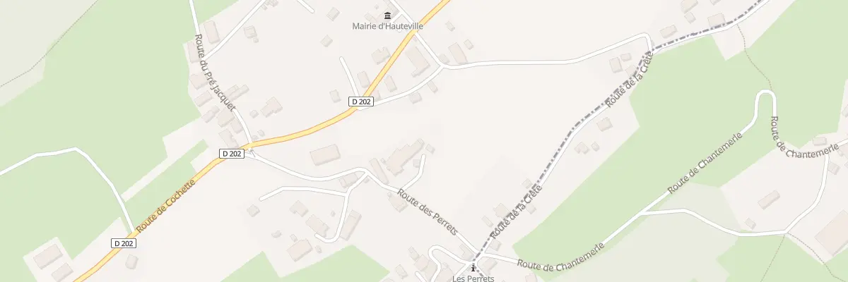 Plan du 41 Imp de la Côte à Hauteville