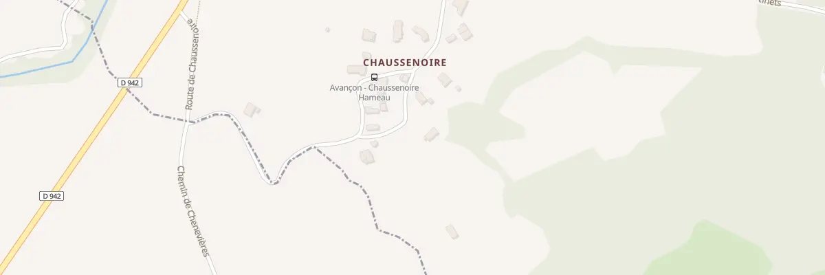 Plan du 5164 Chaussenoire à Avançon