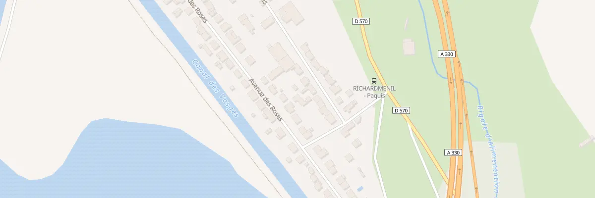 Plan du 30B Av des Roses à Richardménil