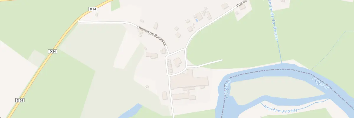 Plan du 22 Rue de la Baume à Beaumotte-Aubertans