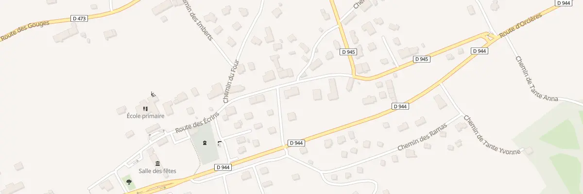 Plan du 1 Che du Thomas à Chabottes