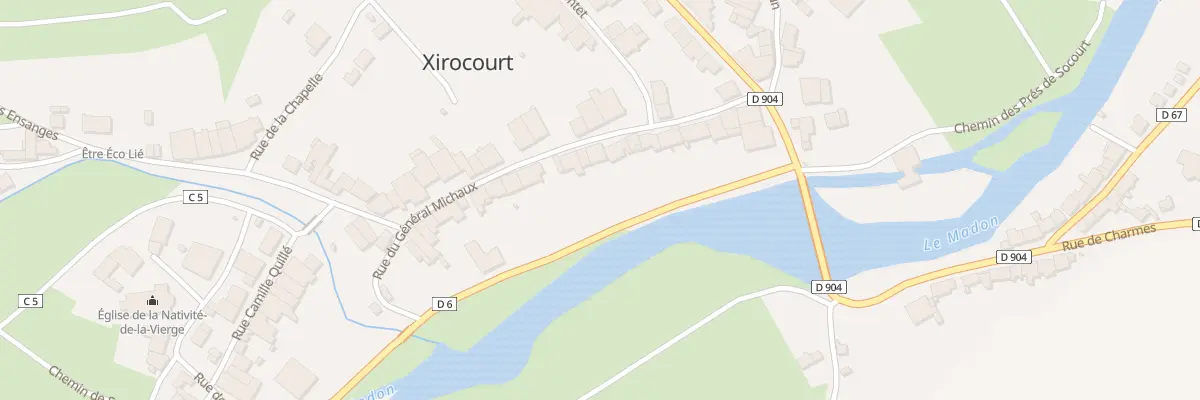 Plan du 24 Rue du General Michaux à Xirocourt
