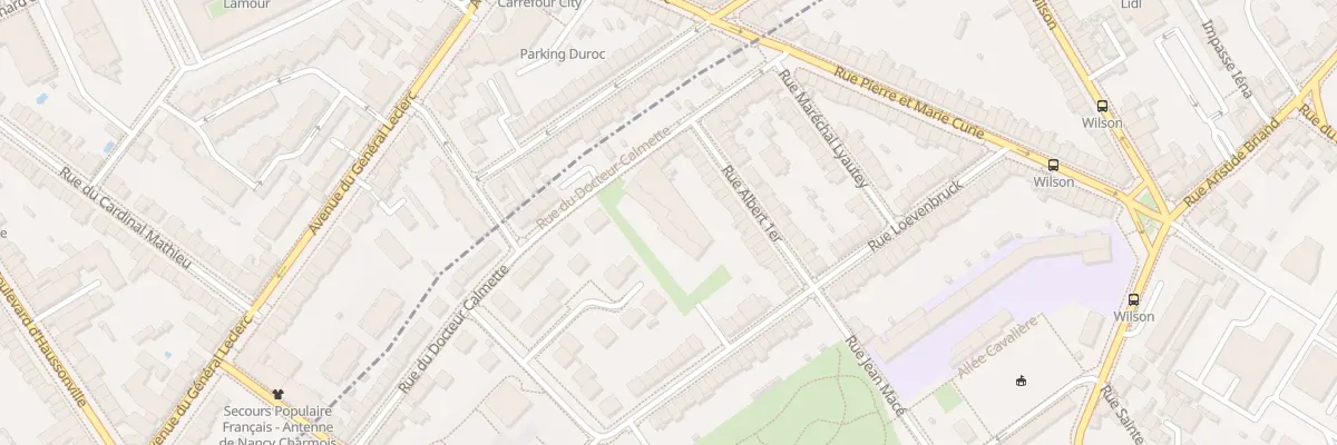 Plan du 42 Rue du Docteur Calmette à Vandœuvre-lès-Nancy