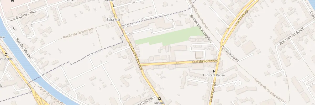 Plan du 22 Rue de Fontenoy à Nancy
