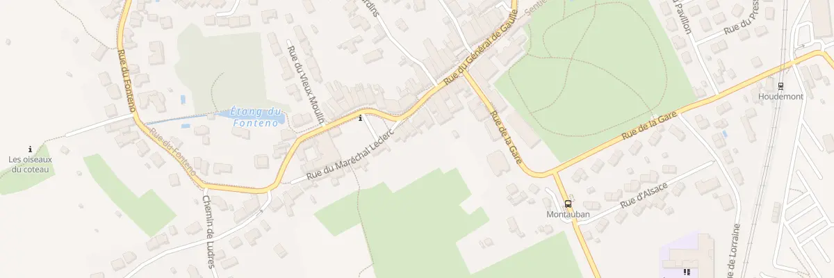 Plan du 1 Rue du Maréchal Leclerc à Houdemont