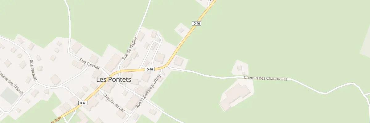 Plan du 1 Rue Grande Rue aux Pontets