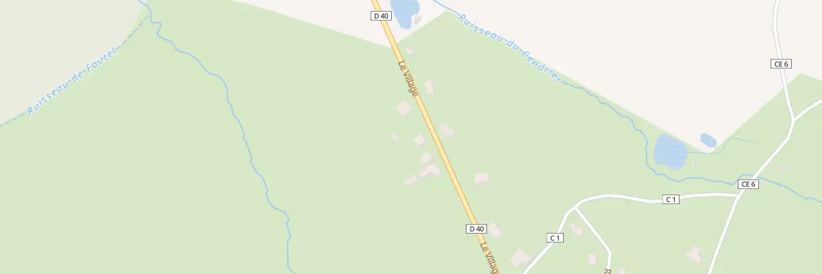 Plan du 417 Grande Voye à Pierrefitte