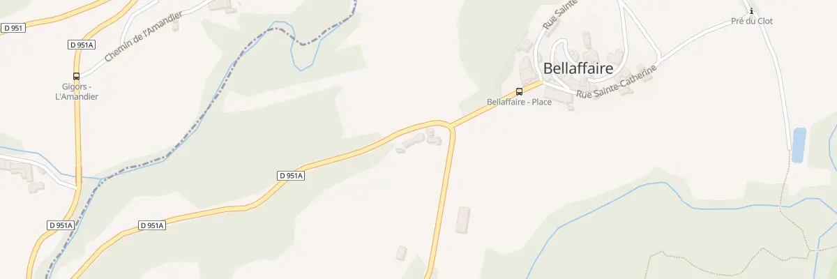 Plan du 578 Rte de Turriers à Bellaffaire