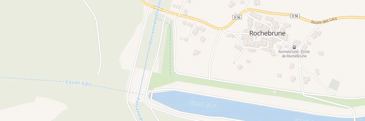 Plan du 89 Che de la Grave à Rochebrune