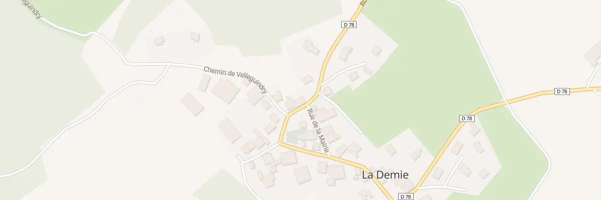 Plan du 5009 Rte de Navenne à La Demie