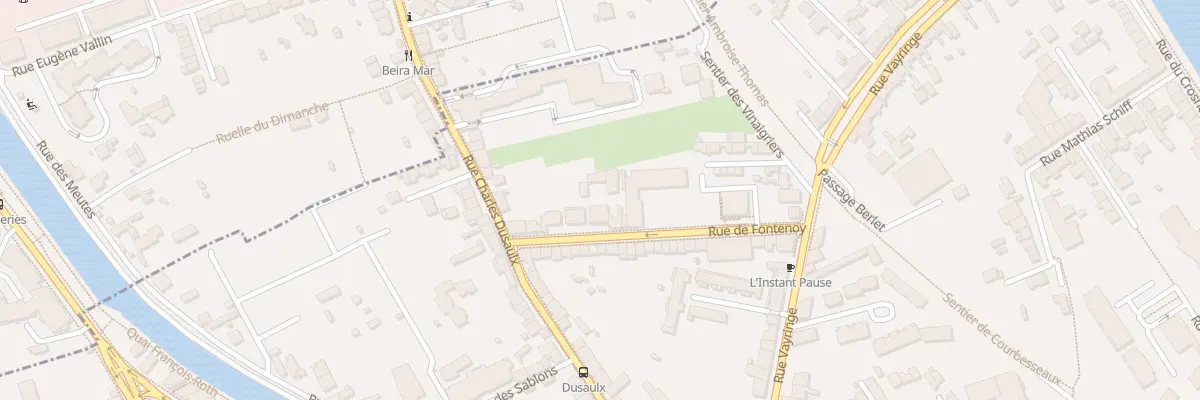 Plan du 20 Rue de Fontenoy à Nancy
