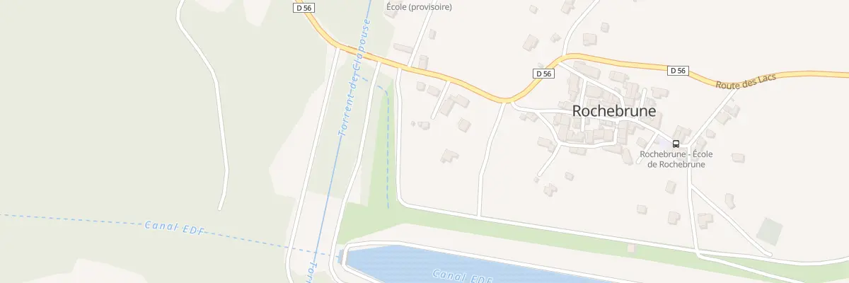 Plan du 9001 Les Vergers à Rochebrune