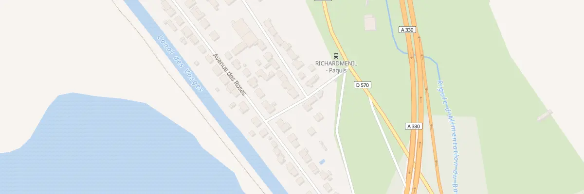 Plan du 36 Rue des Aulnes à Richardménil