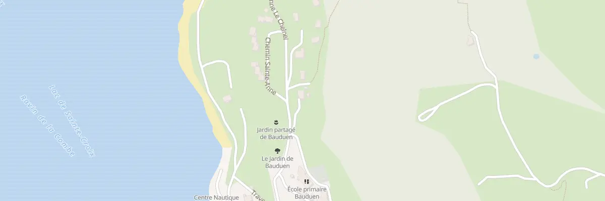 Plan du 120 Che Sainte Anne à Bauduen
