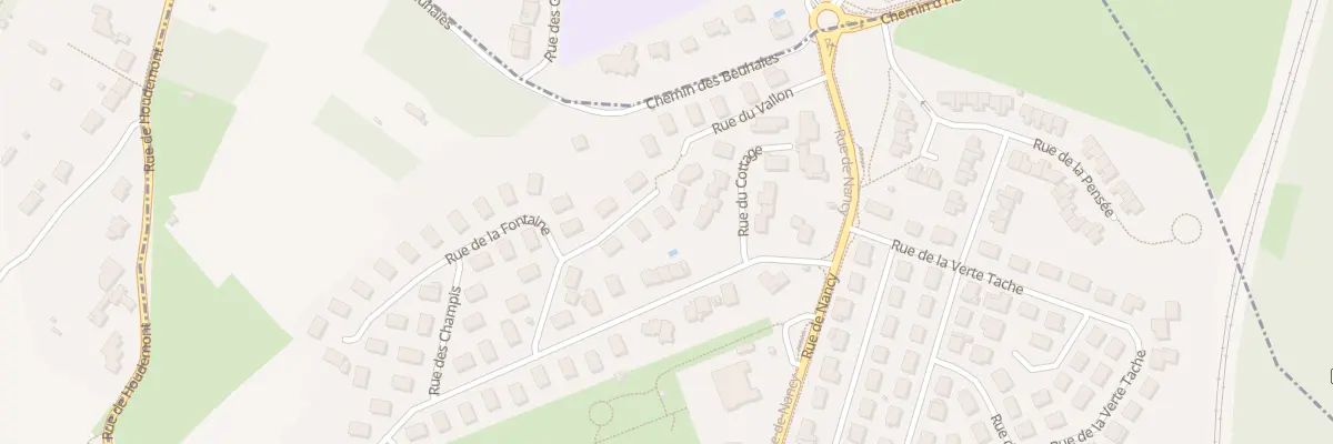 Plan du 6 Rue des Joncs à Houdemont