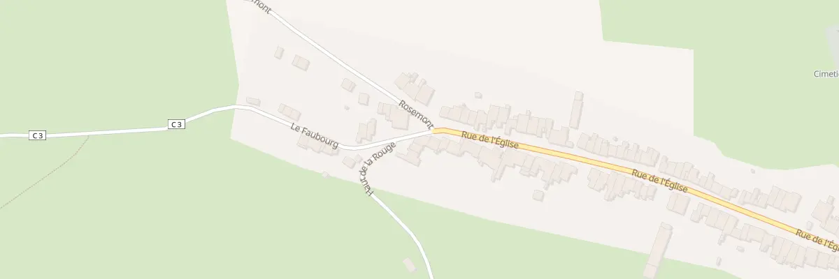Plan du 91 Rue de l’Eglise à Gruey-lès-Surance