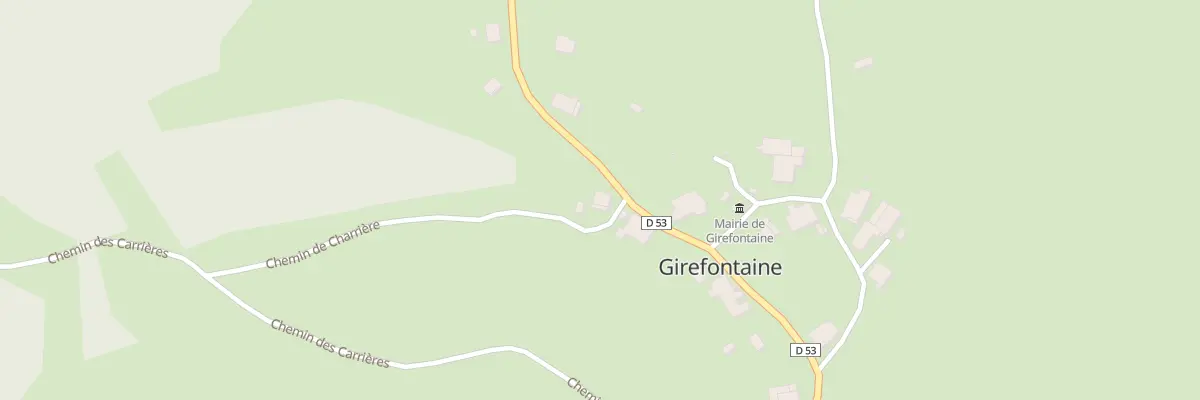 Plan du 5013 Le Village à Girefontaine