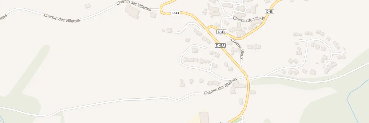 Plan du 14 Lot Pra Nesteve à Chabottes
