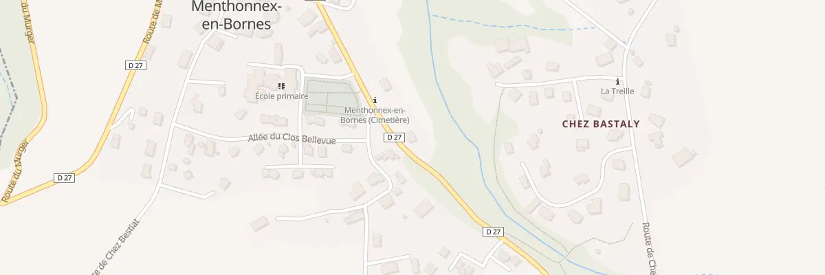 Plan du 791 Rte de Menthonnex à Menthonnex-en-Bornes